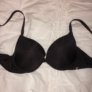 Animal print Calvin Klein pushup bra